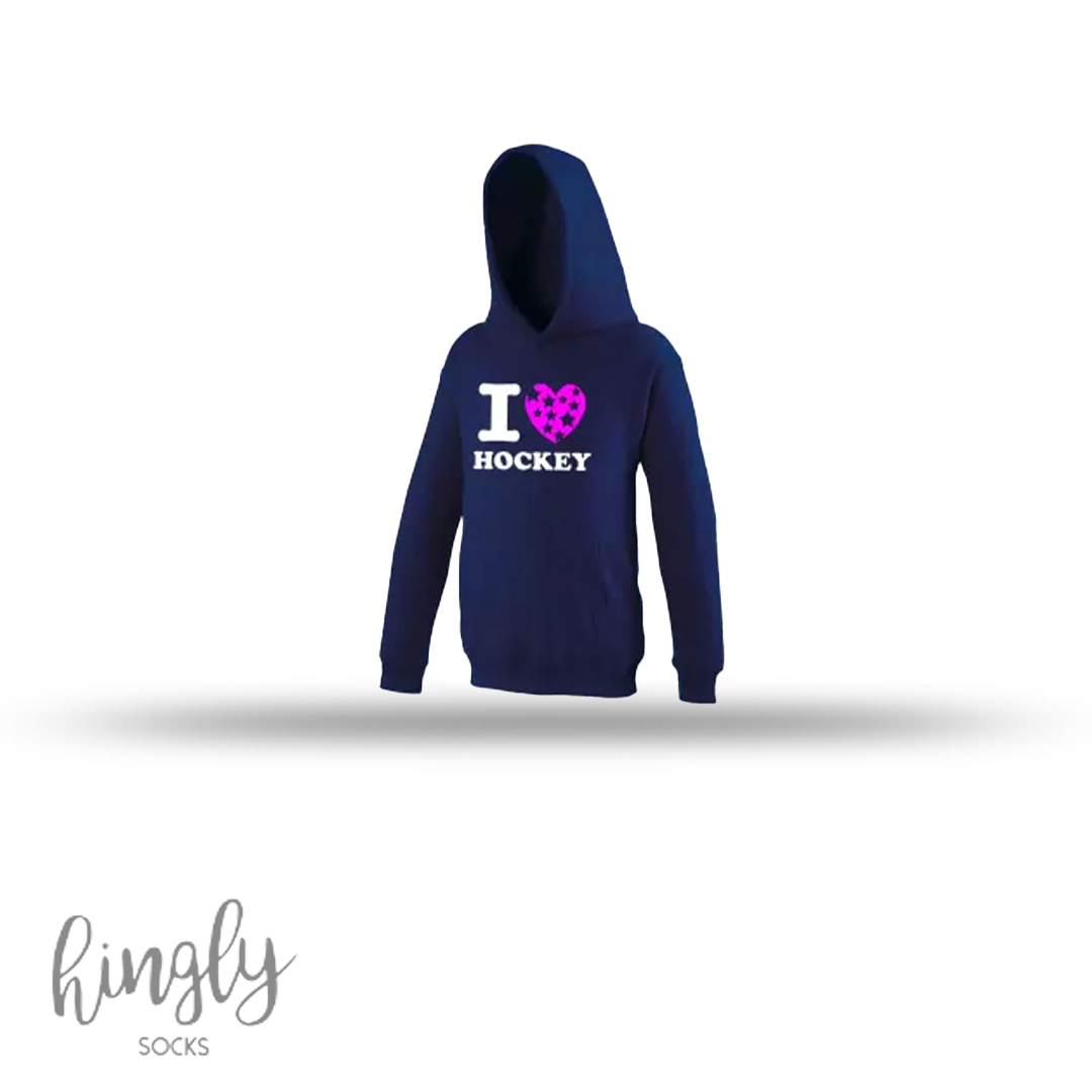 Hingly I Love Hockey Hoodie