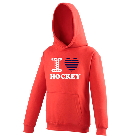 Hingly I love Hockey USA Hoodie