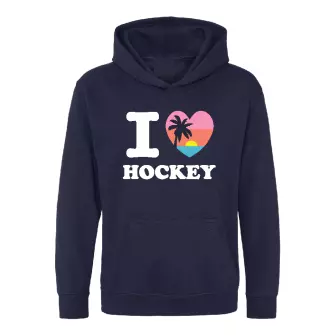 Hingly I love Hockey Zondsondergang Hoodie