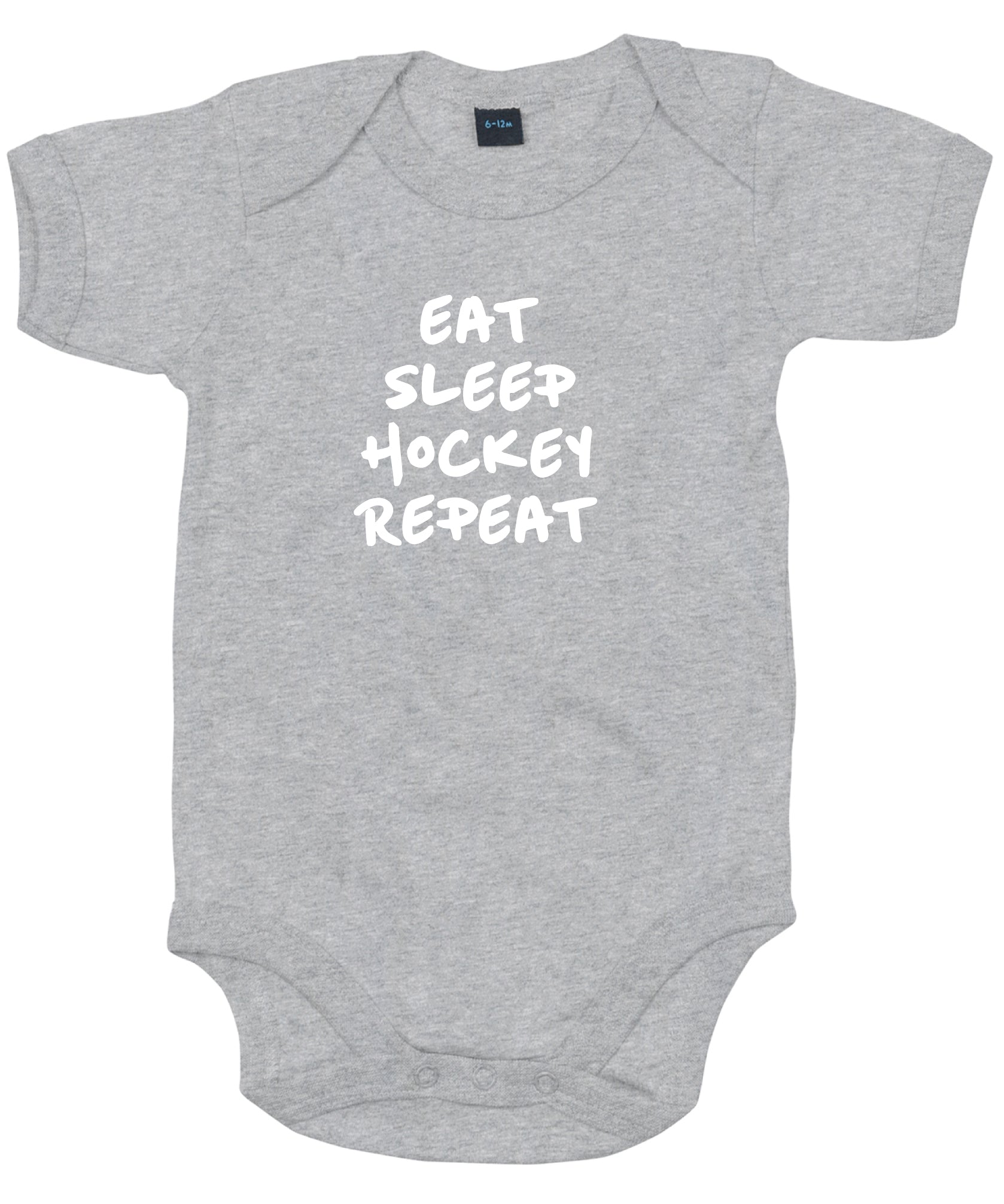 Baby Romper Hockey Eat Sleep Hockey Repeat