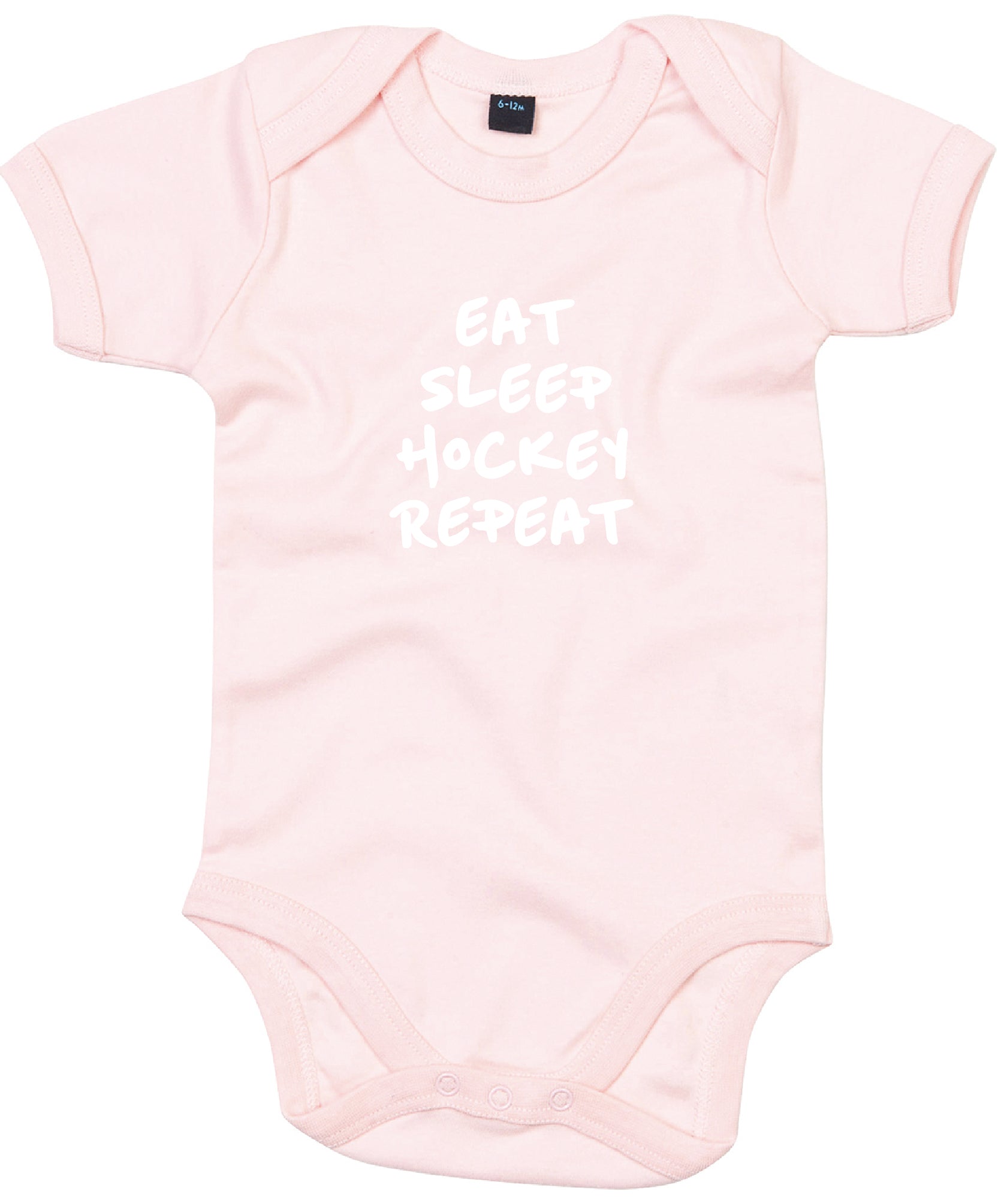 Baby Romper Hockey Eat Sleep Hockey Repeat