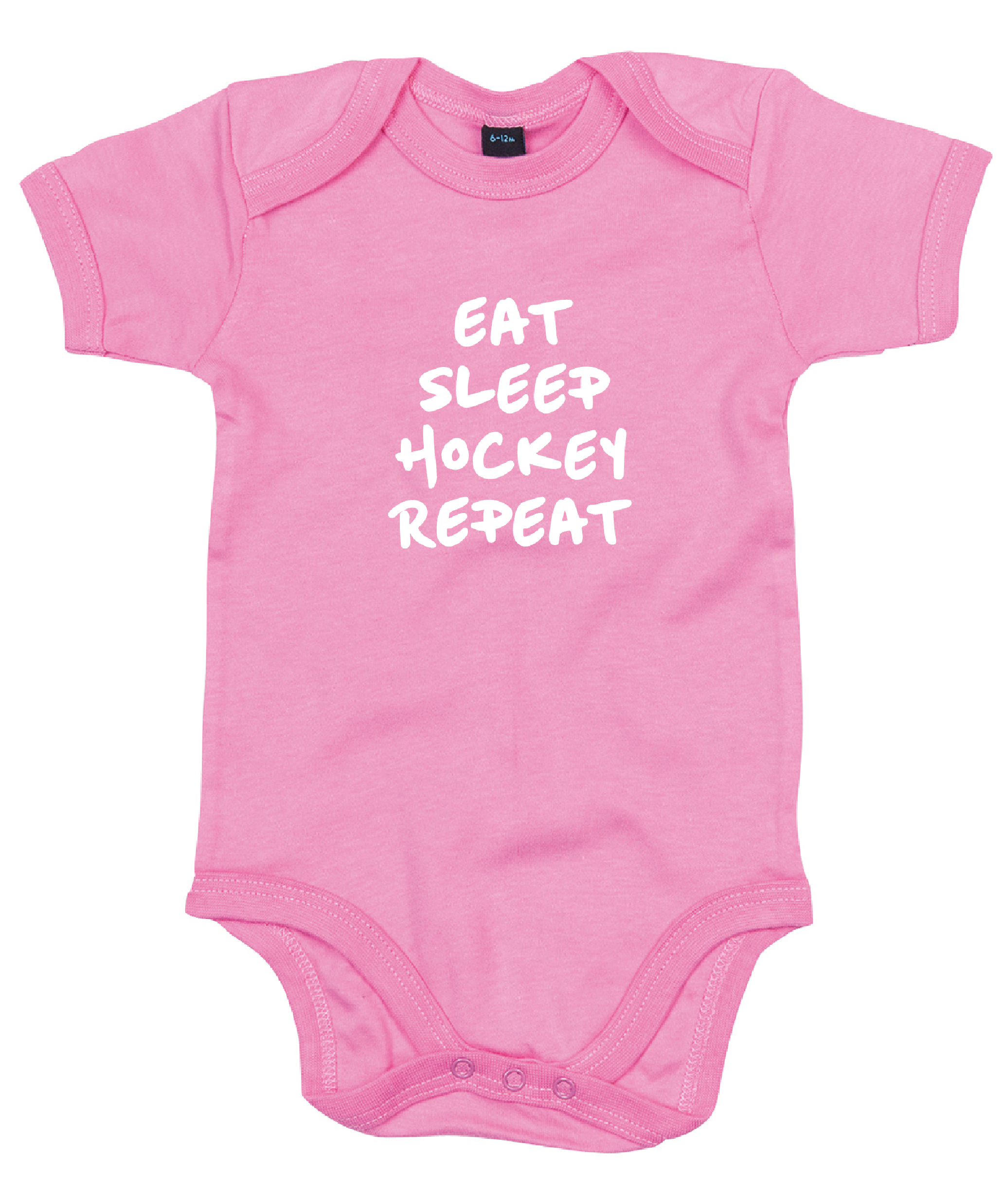 Baby Romper Hockey Eat Sleep Hockey Repeat