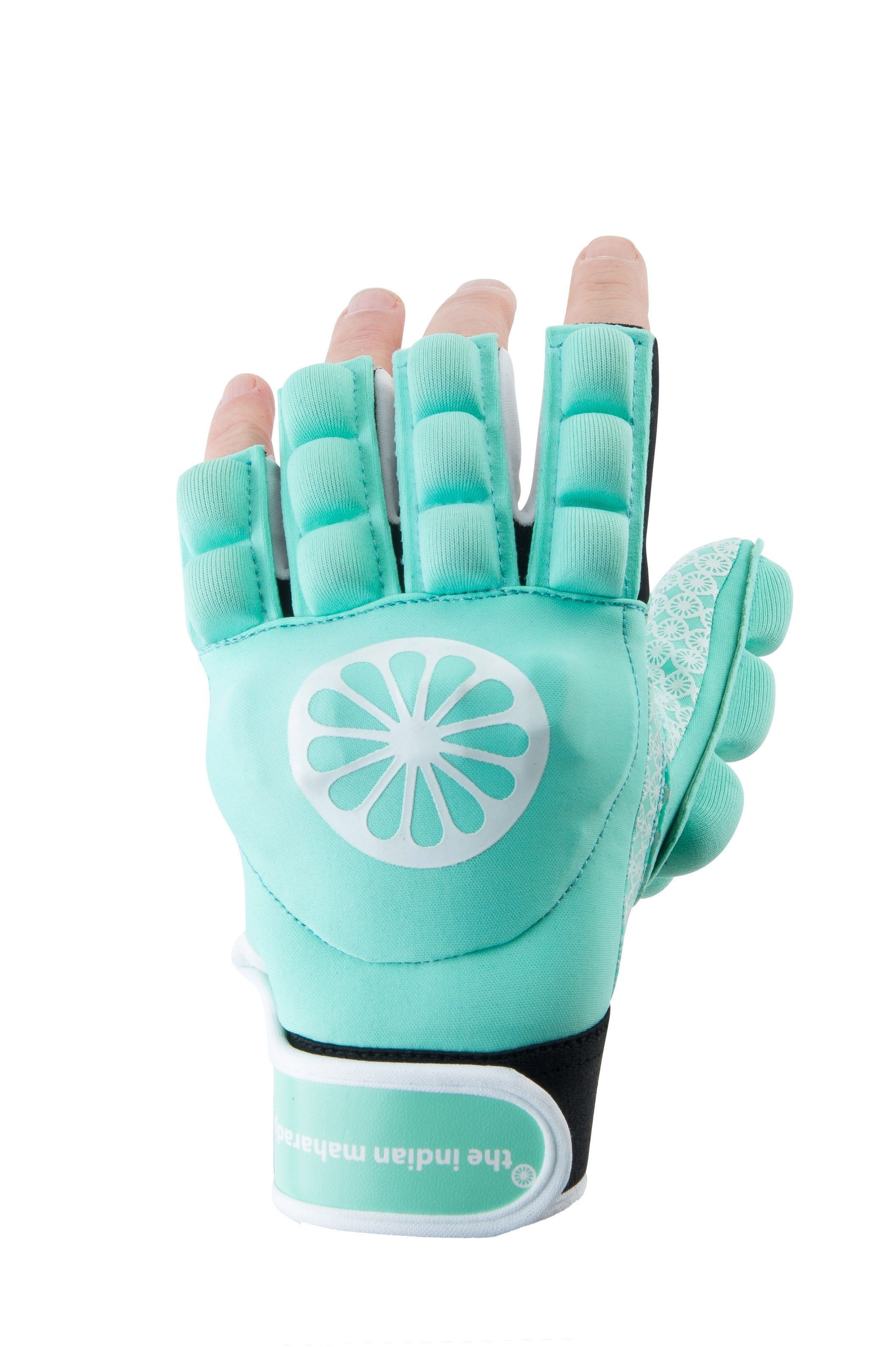 The Indian Maharajah Shell/Foam Half Finger Glove