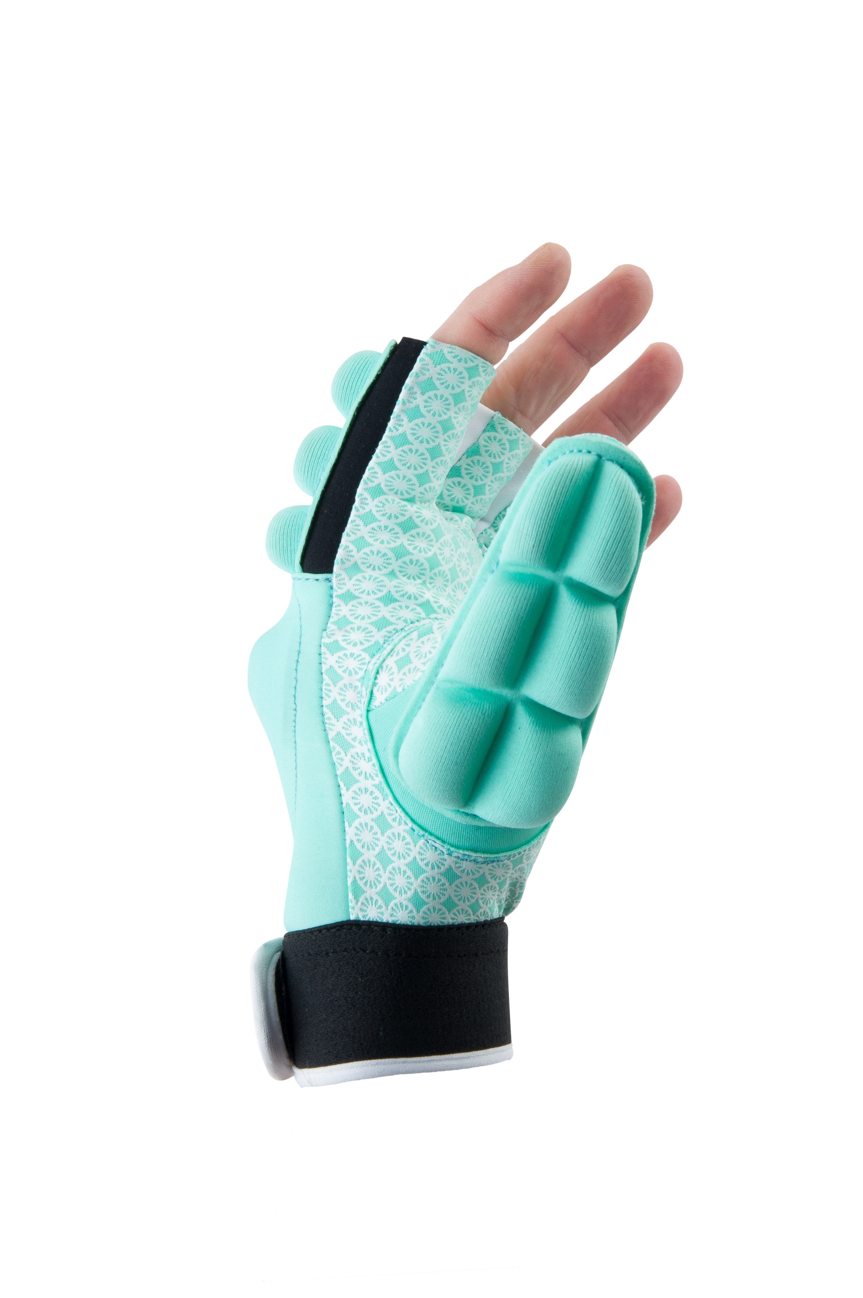 The Indian Maharajah Shell/Foam Half Finger Glove