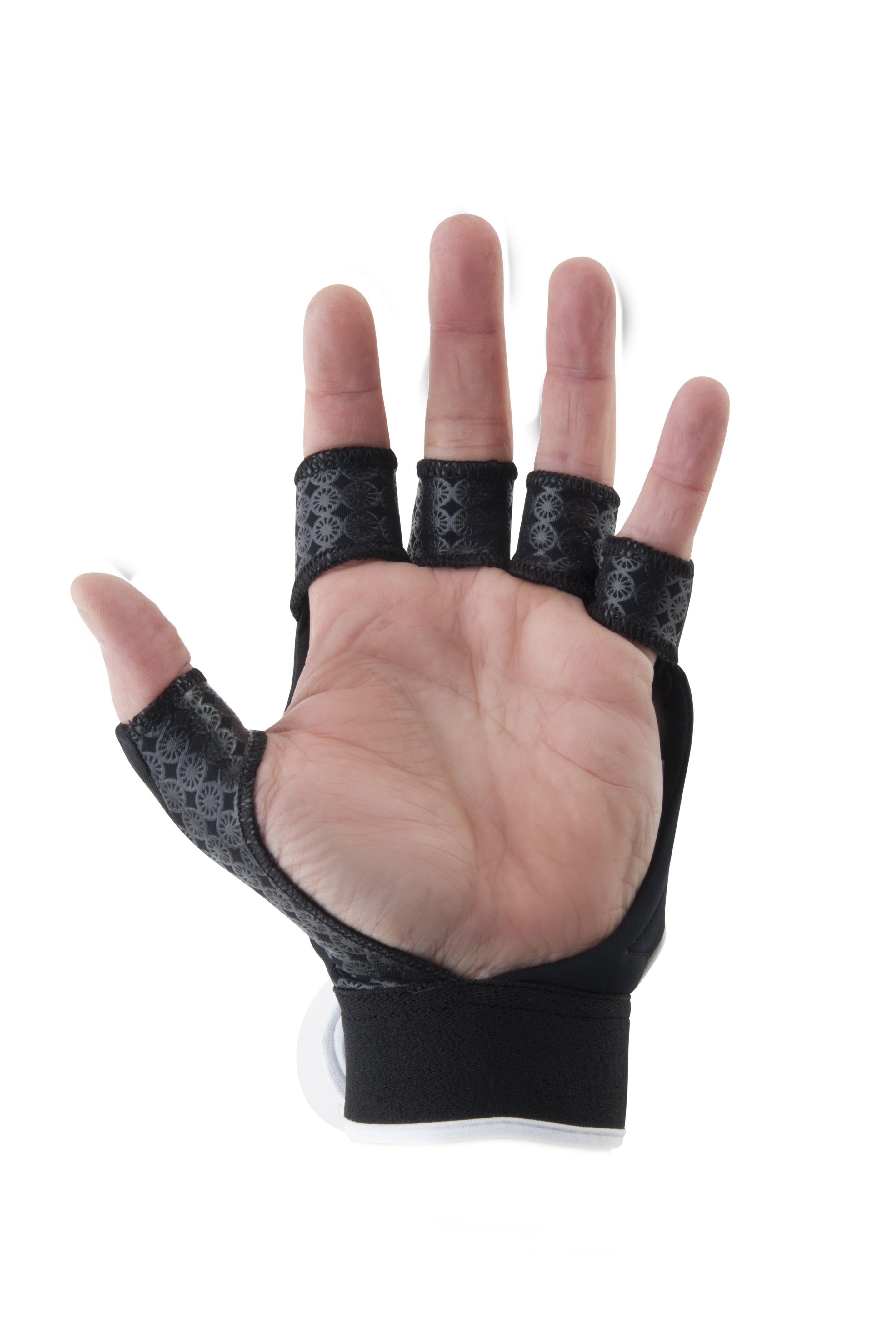 The Indian Maharajah Shell Half Finger Glove