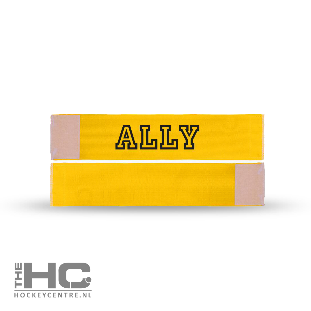Gele aanvoerdersband ALLY