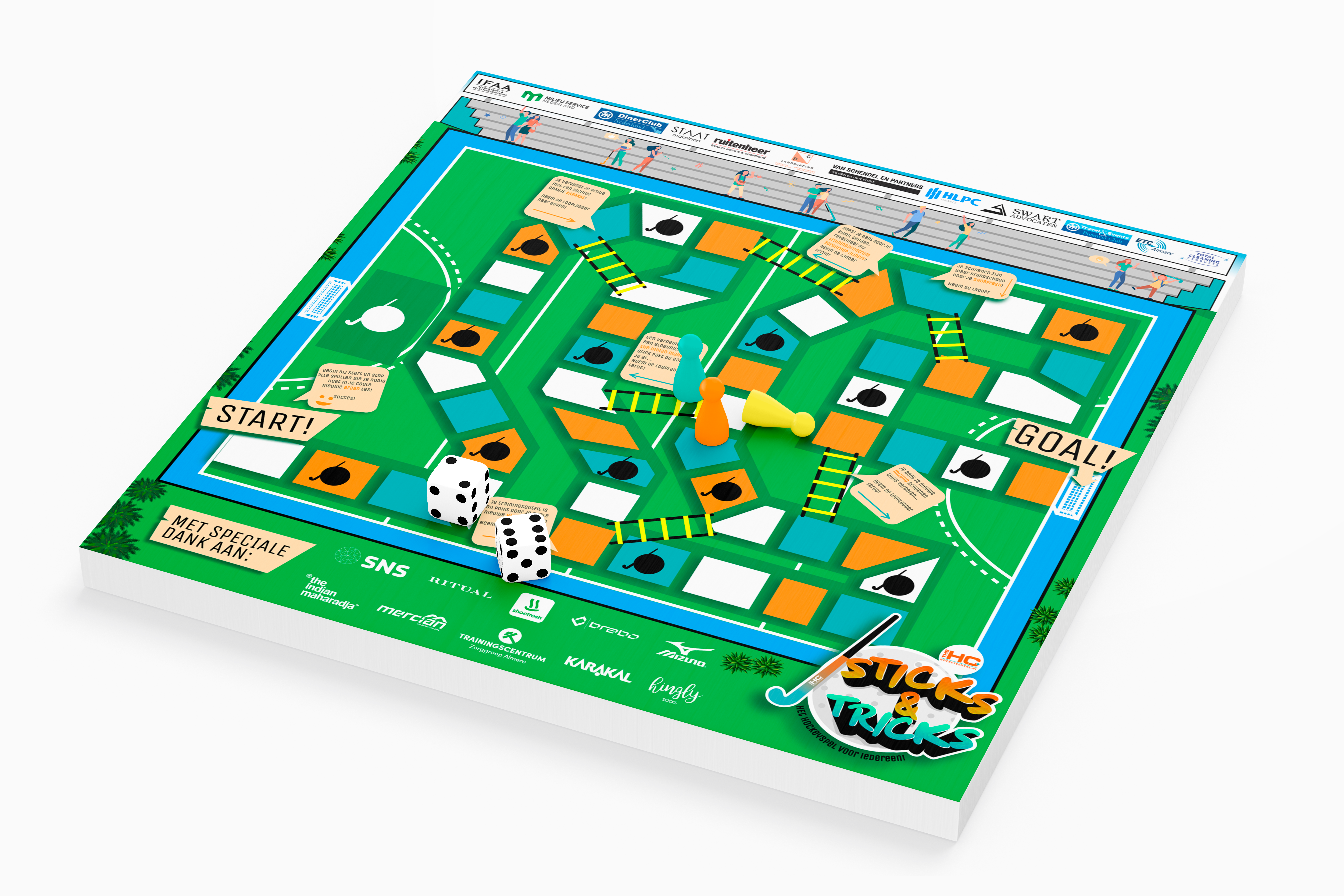 Sticks & Tricks hockeybordspel