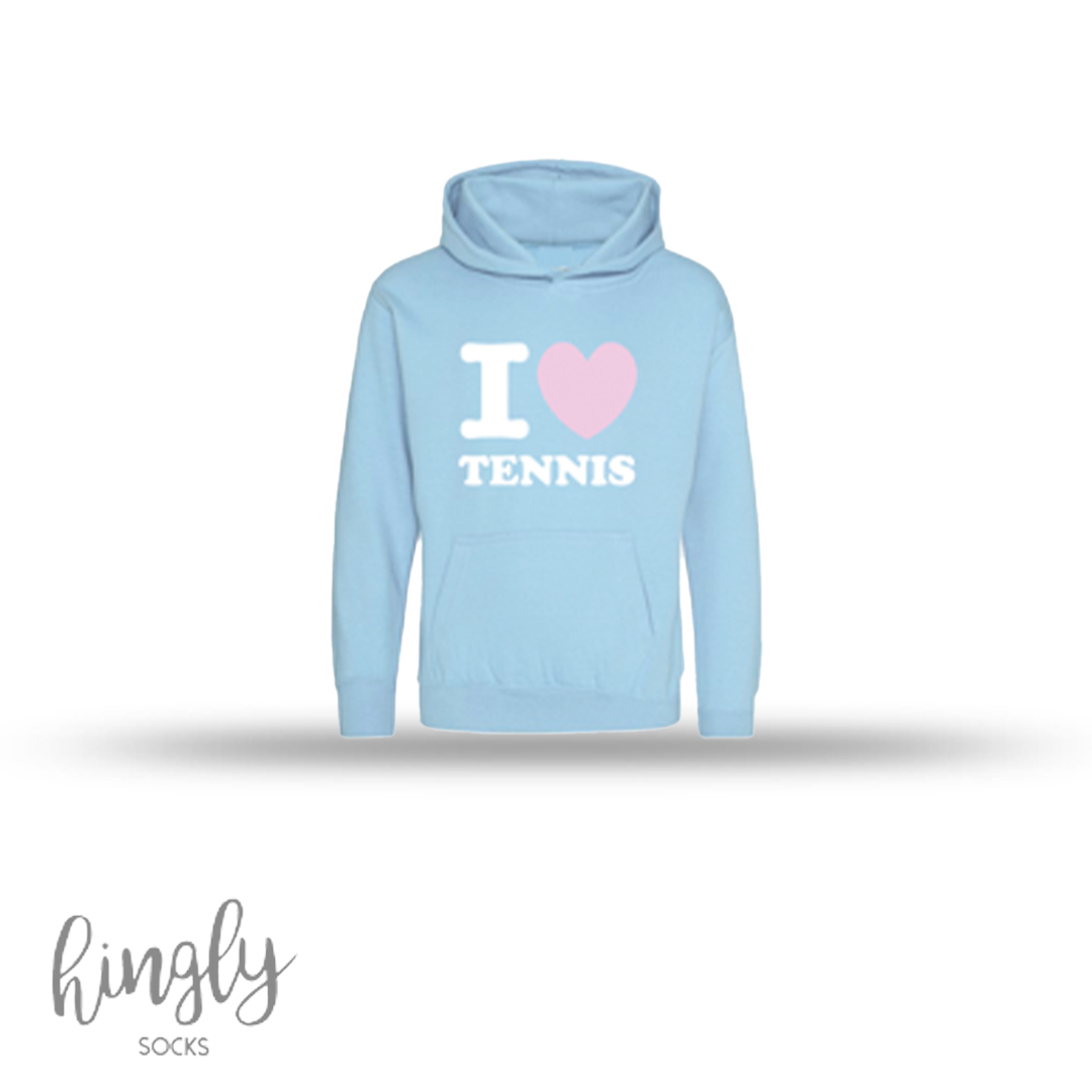 Hingly I love Tennis Hoodie
