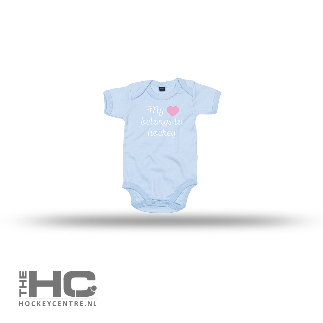 Baby Romper Hockey My Heart Belongs To Hockey