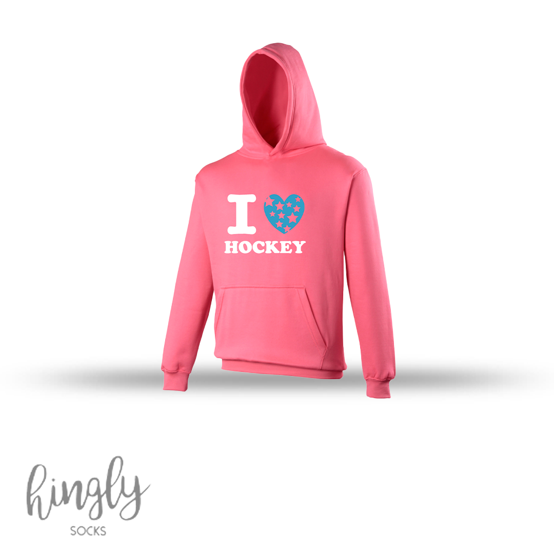 Hingly I love Hockey Sterren Hoodie