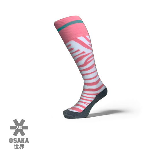 Hingly Sokken - Zebra Roze