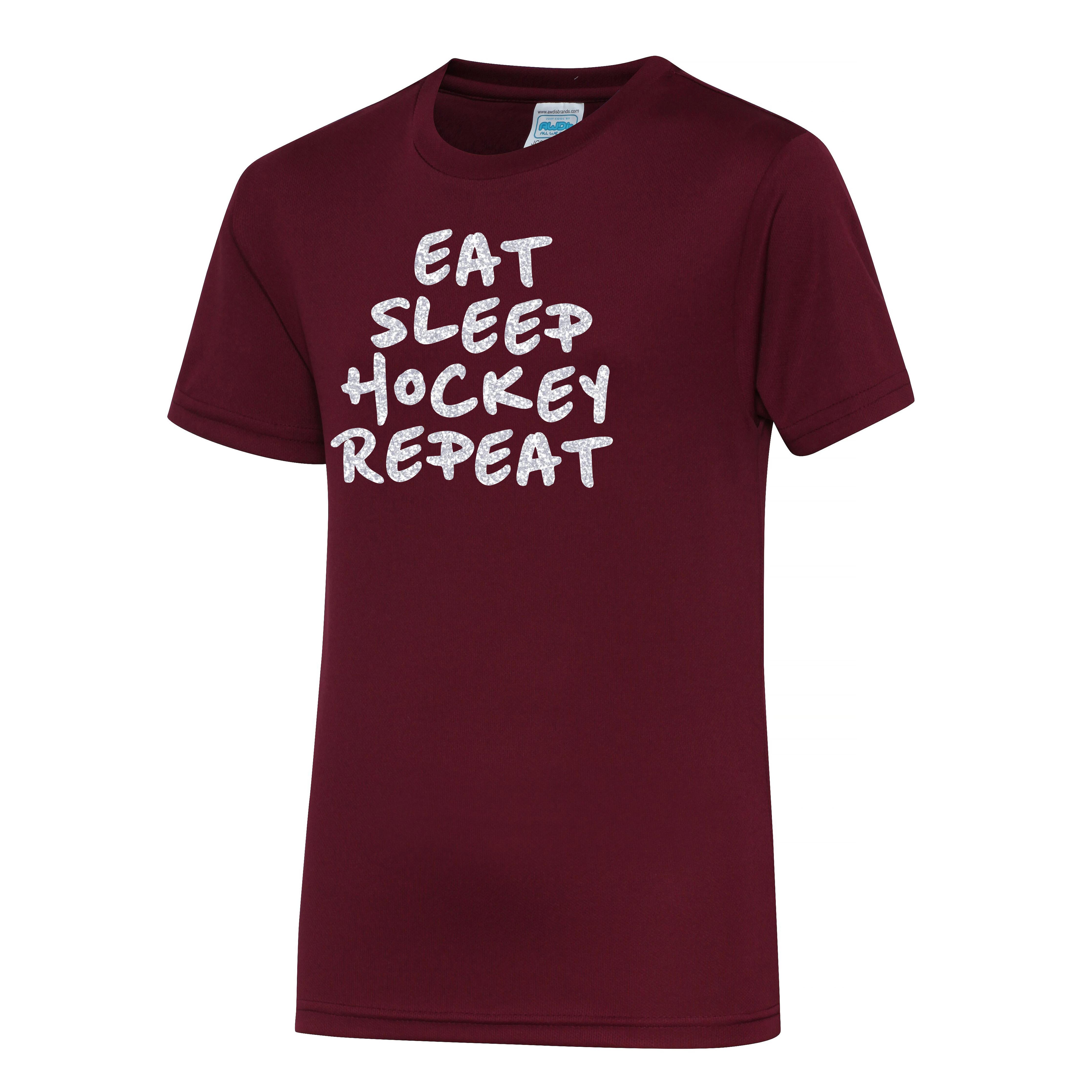Eat Sleep Hockey Repeat Shirt