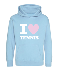 Hingly I love Tennis Hoodie