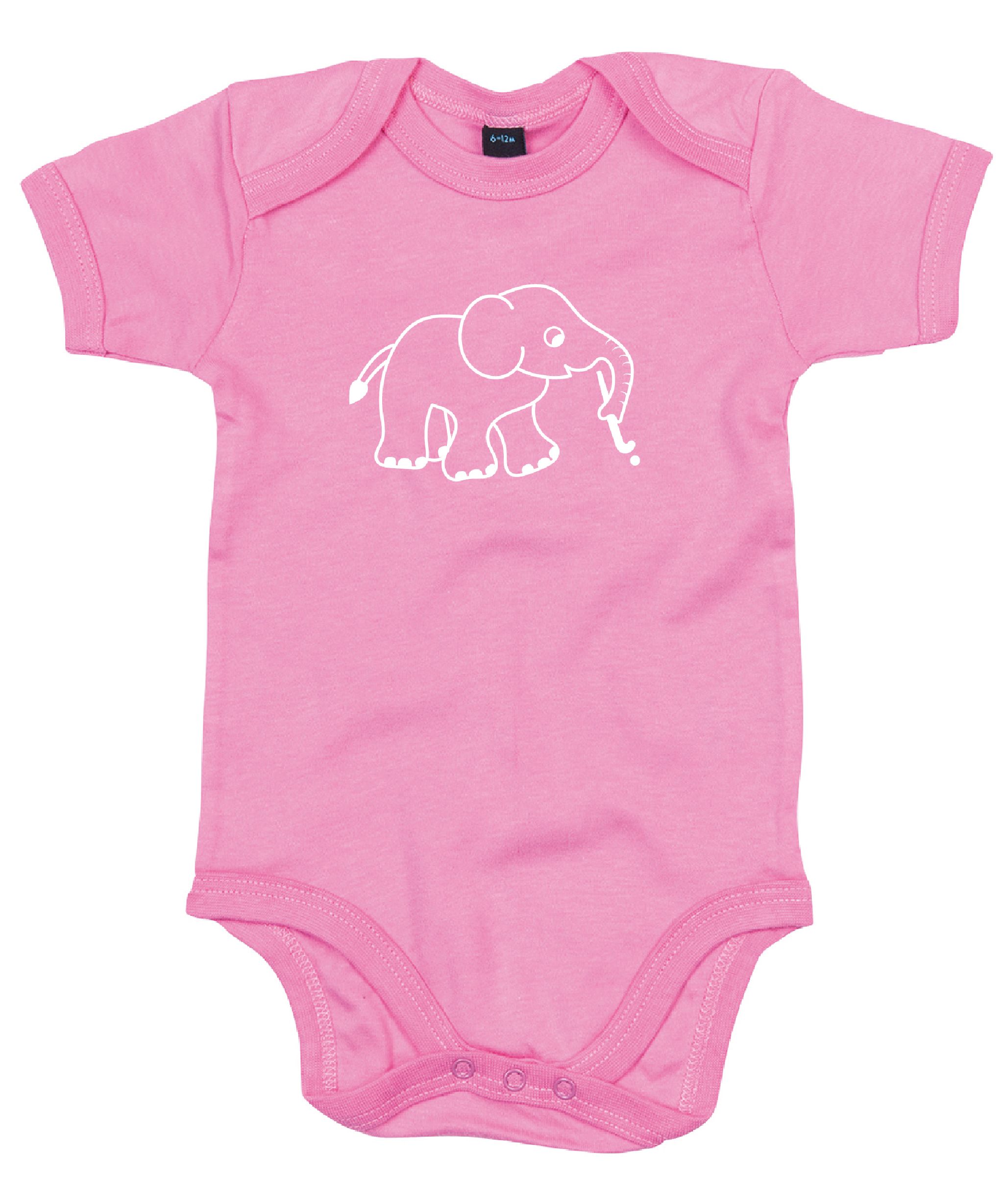 Baby Bodysuit Hockey Elephant
