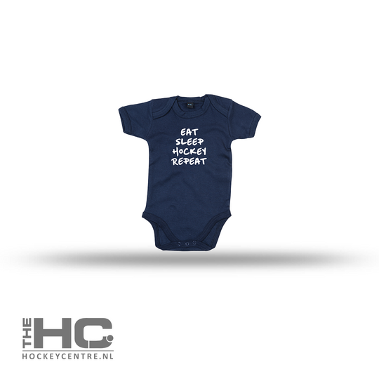 Baby Romper Hockey Eat Sleep Hockey Repeat
