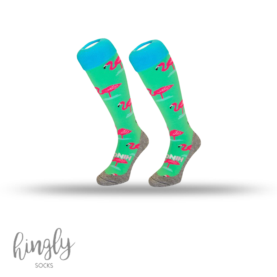 Hingly Socks - Flamingo Green