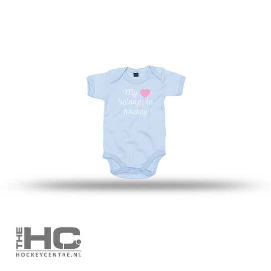 Baby Romper Hockey My Heart Belongs To Hockey