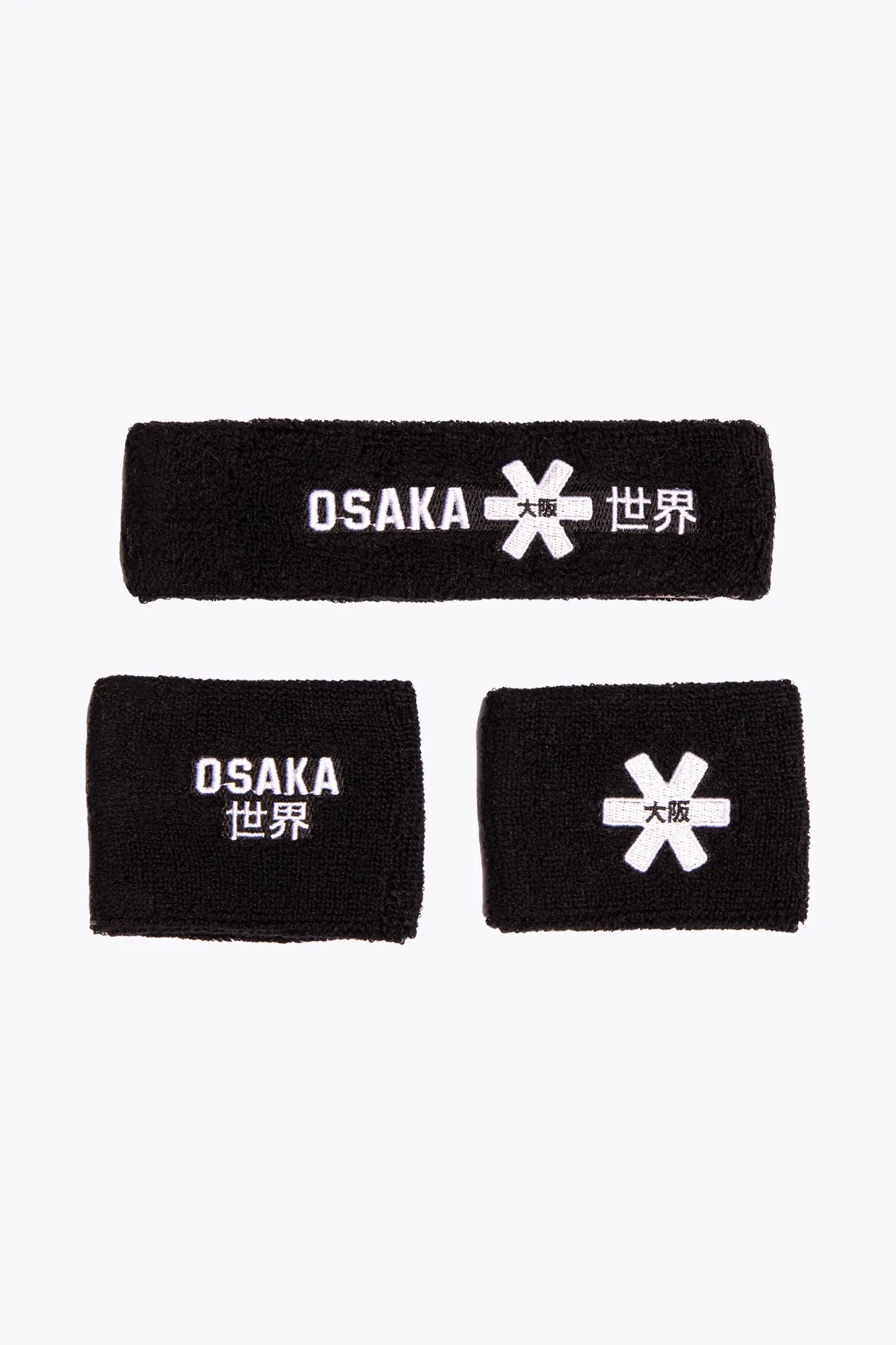 Osaka Sweatband Set - Black