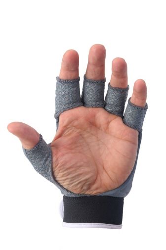 The Indian Maharajah Shell Half Finger Glove